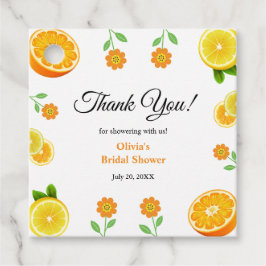 Etiquetas Para Recuerdos Fiesta de Despedida de Soltera de Limón de Verano