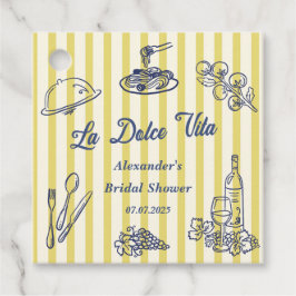 Etiquetas Para Recuerdos Fiesta de Despedida de Soltera Italiana La Dolce V