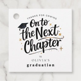 Etiquetas Para Recuerdos Fiesta de Graduación Moderna Tendencia Nuevo Capít