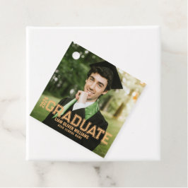 Etiquetas Para Recuerdos Fiesta de graduación personalizada con foto del gr