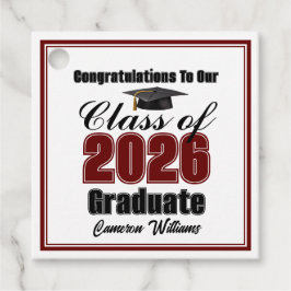 Etiquetas Para Recuerdos Fiesta de graduación personalizada de la clase de 