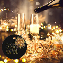 Fiesta de Nochevieja de Año Nuevo y Negro de Champ