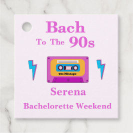 Etiquetas Para Recuerdos Fiesta de soltera cinta de casete Bach a los 90