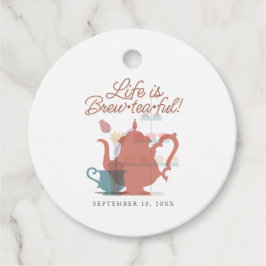 Etiquetas Para Recuerdos Fiesta de té de Baby Shower Cute Minimalista Boho 