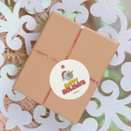 Etiquetas Para Recuerdos fiesta de vacaciones de snowman