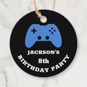Etiquetas Para Recuerdos Fiesta de videojuegos Gamer Gracias Personalizado