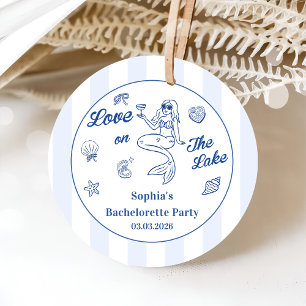 Etiquetas Para Recuerdos Fiesta del Amor En El Lago Bachelorette
