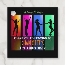 Fiesta disco colorido adolescente | Cumpleaños