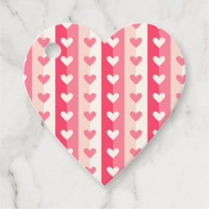 Etiquetas Para Recuerdos Filas de corazones