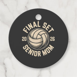 Etiquetas Para Recuerdos Final Set Senior Mom 2026 Graduation Volleyball