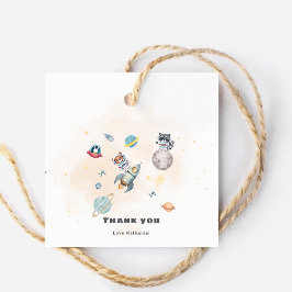 Etiquetas Para Recuerdos First Trip Around the Sun space animals Birthday 