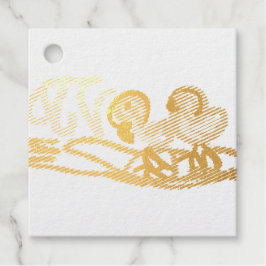 Etiquetas Para Recuerdos Flamingos rosados boda verano divertido