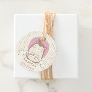 Etiquetas Para Recuerdos Flecha tribal pasiva Boho Hedgehog Género Neutral