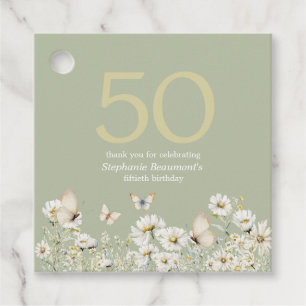 Etiquetas Para Recuerdos Flor blanca de mujer sorprende 50 años