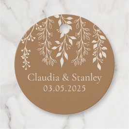 Etiquetas Para Recuerdos Floración colgante Foliage cálido Romántico Boho E