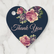 Floral Acuarela Rosa y Navy Vintage