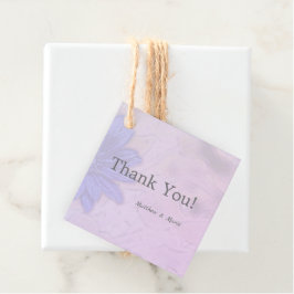 Etiquetas Para Recuerdos Floral de lavanda encantadora gracias