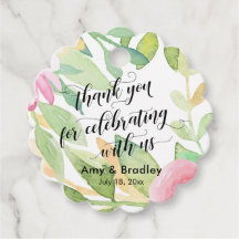 Floral Gracias por celebrar con nosotros