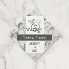 Etiquetas Para Recuerdos Floral Sprigs Modernidad Sencilla Inespiritualidad