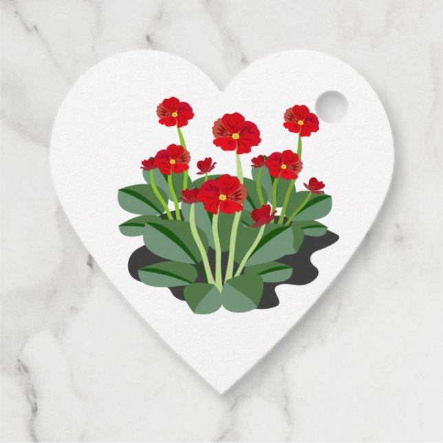 Etiquetas Para Recuerdos Flores (Reverso)