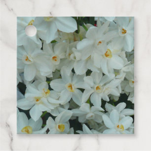 Etiquetas Para Recuerdos Flores blancas de arcissus paperblancas