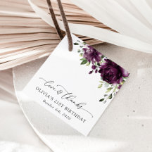 Flores moradas, flores de ciruela, boho, cumpleaño