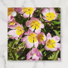 Etiquetas Para Recuerdos Flores rosas y amarillas