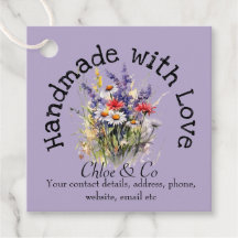 Flores salvajes hechas a mano con productos de amo