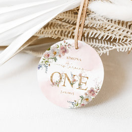Etiquetas Para Recuerdos Flores silvestres Un cumpleaños de chica rosa rubo