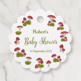 Etiquetas Para Recuerdos Fly Mushrooms Goblincore Garden Baby Shower