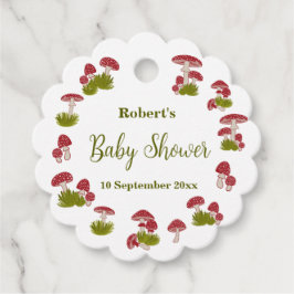 Etiquetas Para Recuerdos Fly Mushrooms Goblincore Garden Baby Shower