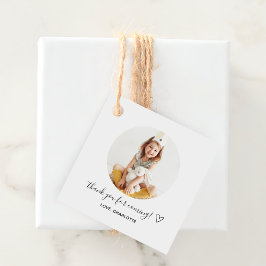 Etiquetas Para Recuerdos Foto clásica de Personalizado simple