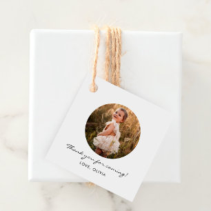 Etiquetas Para Recuerdos Foto clásica de Personalizado simple