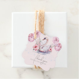 Etiquetas Para Recuerdos Foto con brillo de cumpleaños de bailarina rosa po