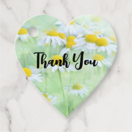 Etiquetas Para Recuerdos Foto de Bonitos Daisies in a Field Gracias