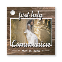 Foto de la primera comunión de Rustic Wood Lace