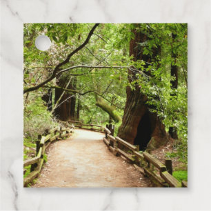 Etiquetas Para Recuerdos Fotografía de la Naturaleza del Sendero de Muir Wo