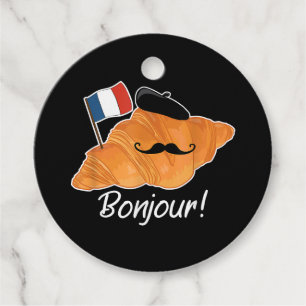 Etiquetas Para Recuerdos Francohil de la bandera de Francia
