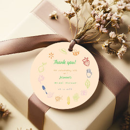 Etiquetas Para Recuerdos Fresco De La Mano Del Mercado Daba Ducha De Novias