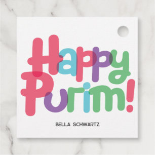 Etiquetas Para Recuerdos Fun Happy Purim Tag
