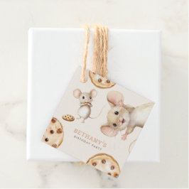 Etiquetas Para Recuerdos Fun Mice Cookies Cualquier Fiesta de Cumpleaños de