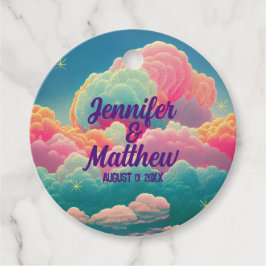 Etiquetas Para Recuerdos Fun Pastel Cotton Candy Clouds