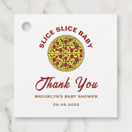 Etiquetas Para Recuerdos Fun Pizza Género Neutral Slice Slice Baby Shower