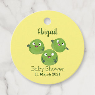 Etiquetas Para Recuerdos Funny Brussels brota personalizado de verduras