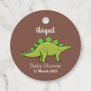 Etiquetas Para Recuerdos Funny stegosaurus dinosaur personalizado