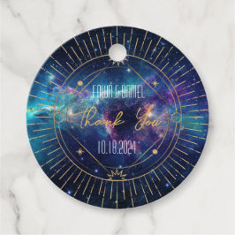 Etiquetas Para Recuerdos Galaxia Celestial Starburst Gracias Por Favor