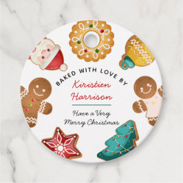 Etiquetas Para Recuerdos Galletas de jengibre personalizadas para hornear e