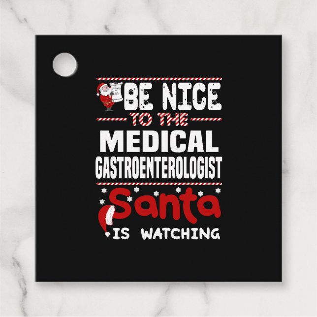 Etiquetas Para Recuerdos Gastroenterólogo médico (Anverso)