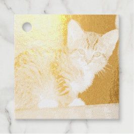 Etiquetas Para Recuerdos Gatito