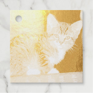 Etiquetas Para Recuerdos Gatito